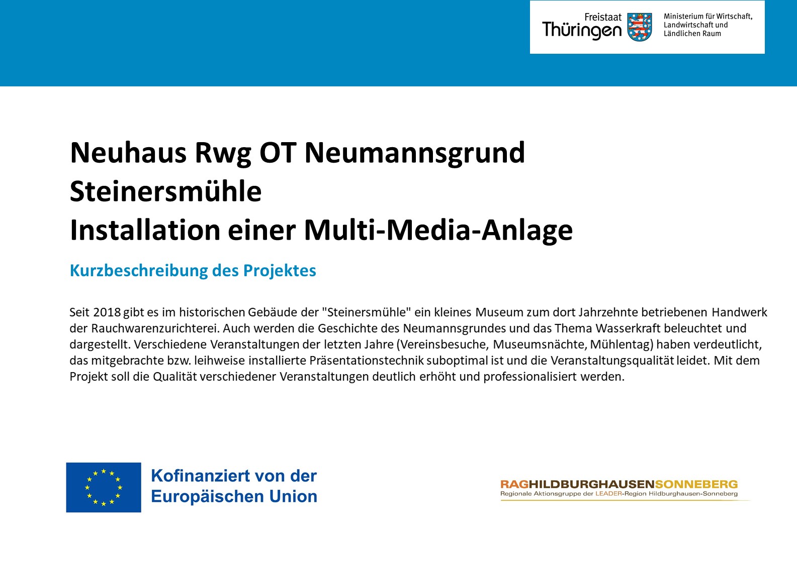 Museum-Steinersmühle-Neumannsgrund